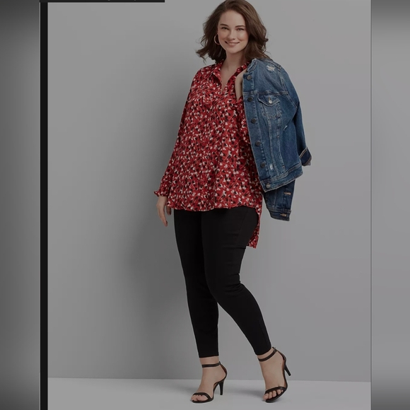 NWT Lane Bryant Black Skinny Jeans - Picture 1 of 5